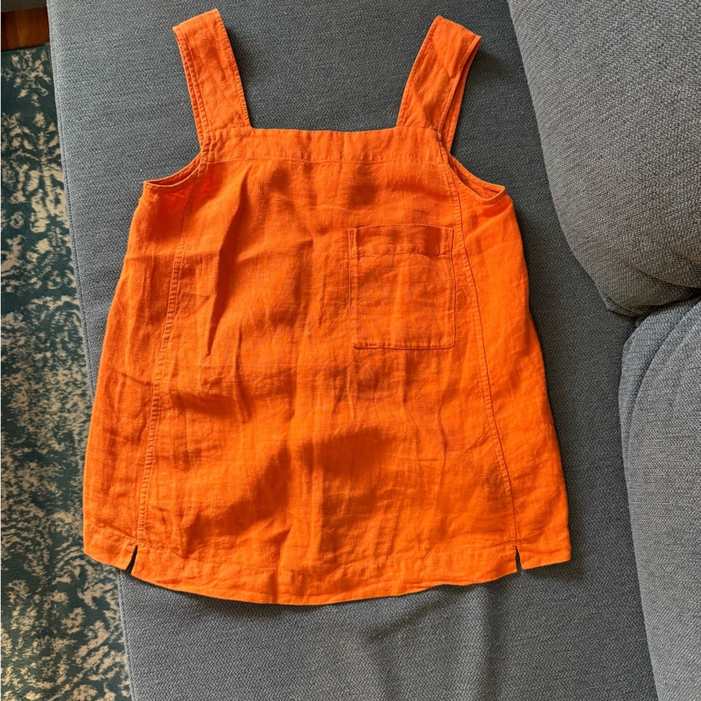 Orange Sleeveless Women's Top